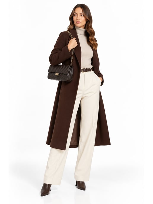 Roberta M Chestnut Brown Cowhide Leather Bag - Image 6