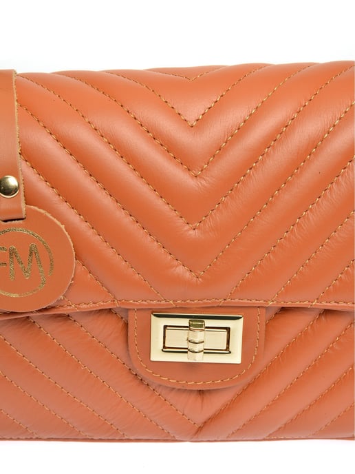 Roberta M Brown Cowhide Leather Bag - Image 3