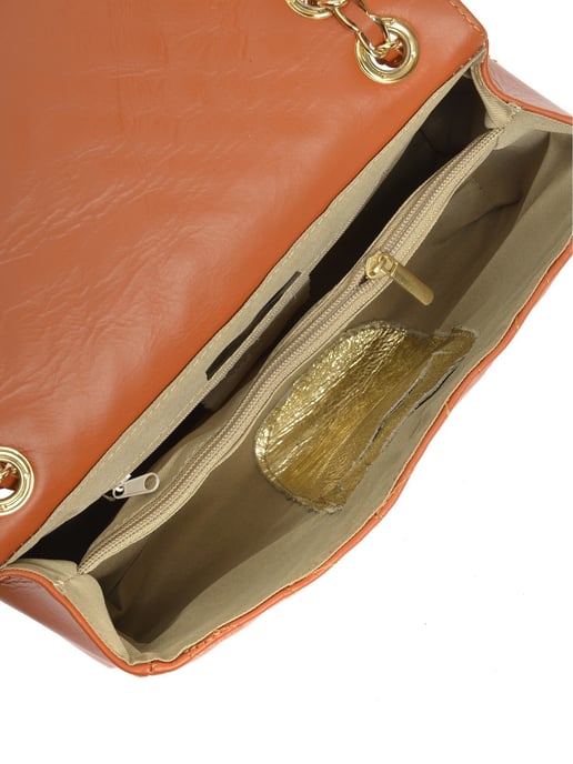 Roberta M Brown Cowhide Leather Bag - Image 4