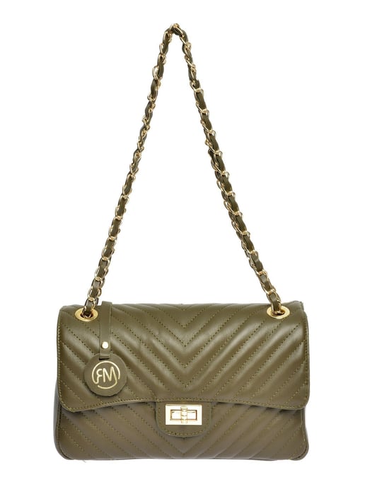 Roberta M Green Cowhide Leather Bag - Image 1