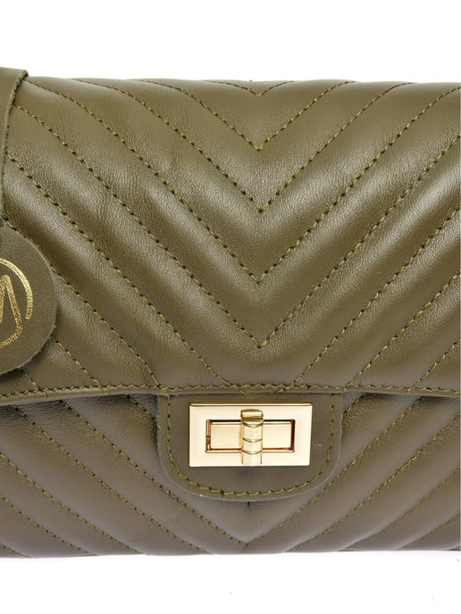 Roberta M Green Cowhide Leather Bag - Image 3