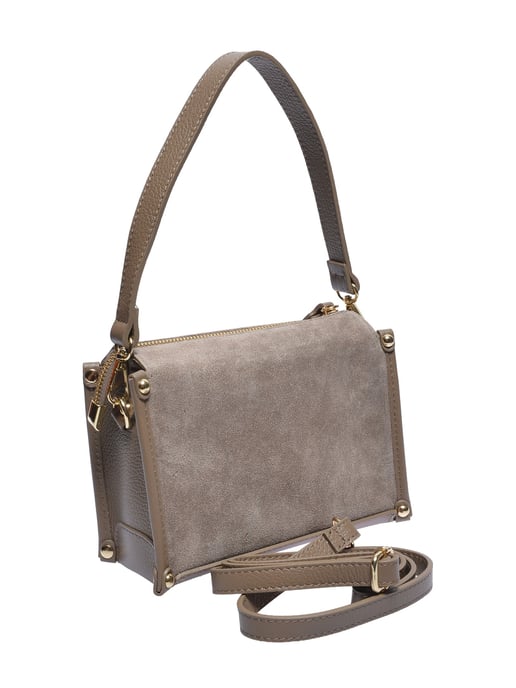 Anna Luchini Beige Cowhide Leather Bag - Image 2