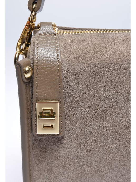 Anna Luchini Beige Cowhide Leather Bag - Image 3