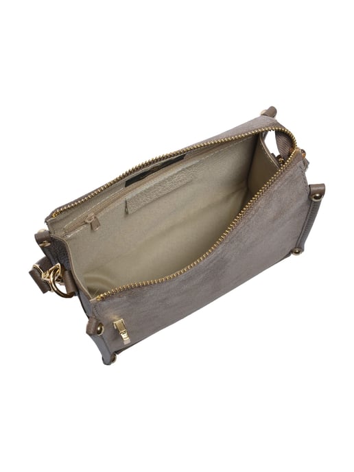 Anna Luchini Beige Cowhide Leather Bag - Image 4