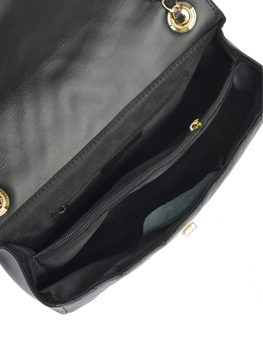 Roberta M Black Cowhide Leather Bag - Image 4