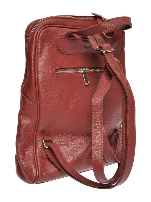 Roberta M Red Cowhide Leather Bag - Image 2