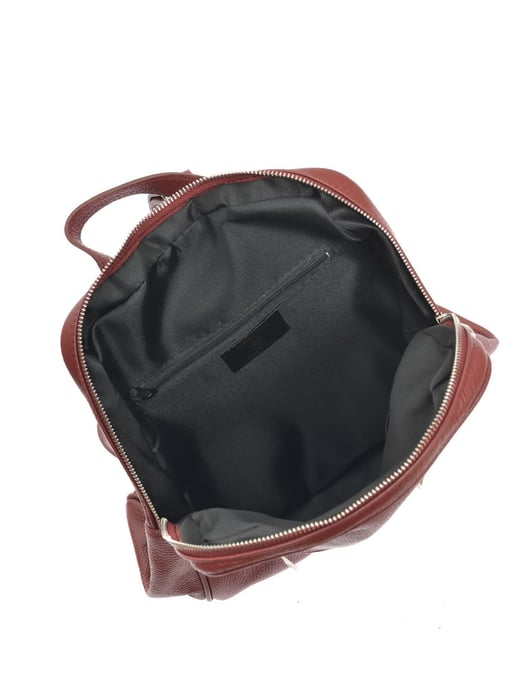 Roberta M Red Cowhide Leather Bag - Image 4