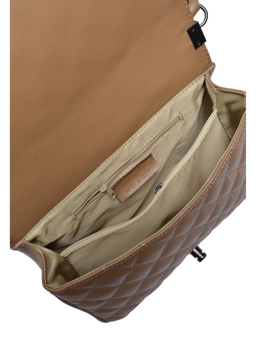 Anna Luchini Beige Rundleer Tas - Image 4