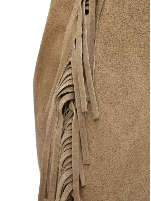 Isabella Rhea Beige Rundleer Tas - Image 3