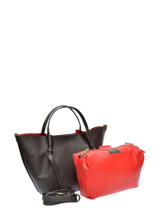 Isabella Rhea Chestnut Brown Cowhide Leather Bag - Image 2