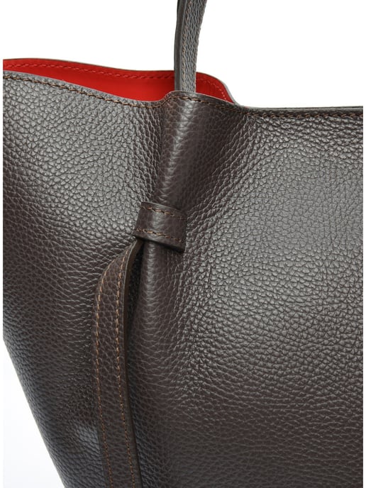 Isabella Rhea Chestnut Brown Cowhide Leather Bag - Image 3