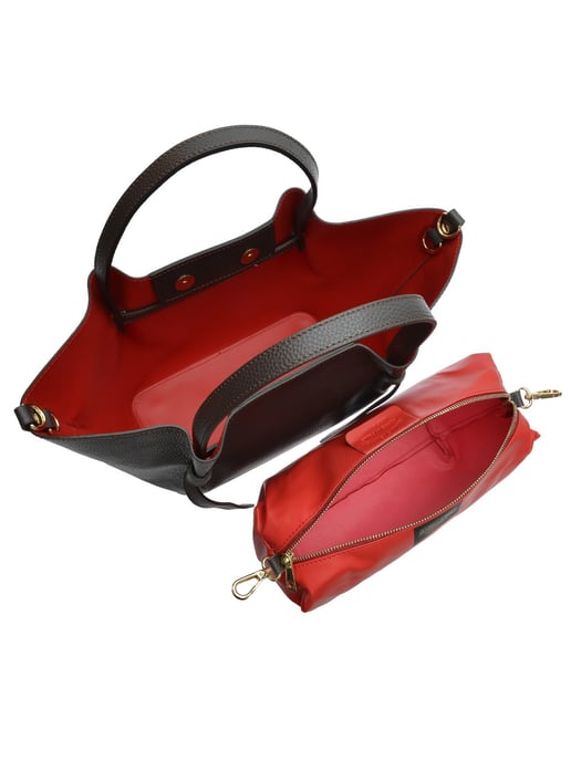 Isabella Rhea Chestnut Brown Cowhide Leather Bag - Image 4