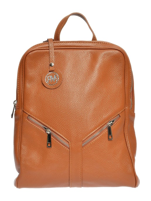 Roberta M Brown Cow Leather Bag - Image 1