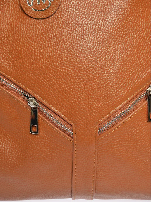 Roberta M Brown Cow Leather Bag - Image 3