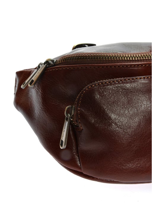 Isabella Rhea Chestnut Brown Cowhide Leather Bag - Image 3