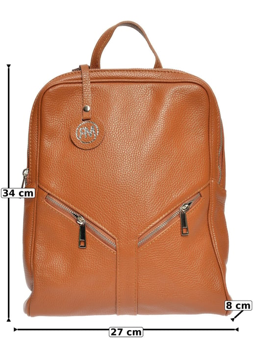 Roberta M Brown Cow Leather Bag - Image 6