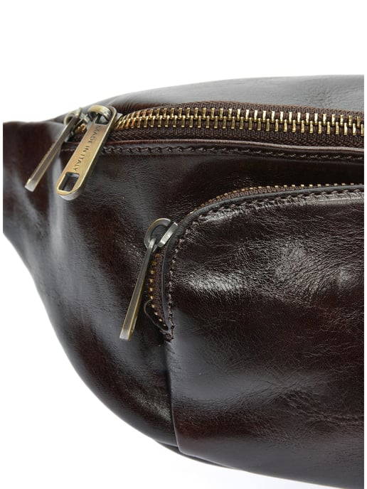 Isabella Rhea Chestnut Brown Cowhide Leather Bag - Image 3