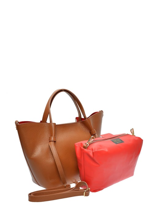 Isabella Rhea Brown Cowhide Leather Bag - Image 2
