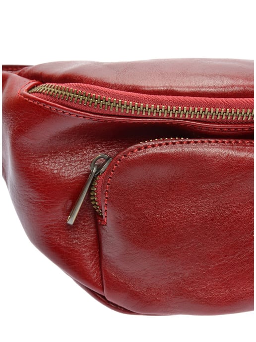 Isabella Rhea Red Cow Leather Bag - Image 3