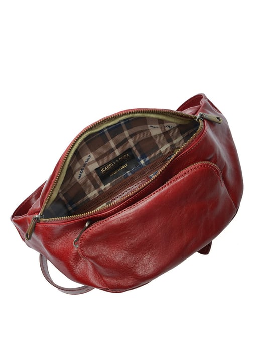 Isabella Rhea Red Cow Leather Bag - Image 4