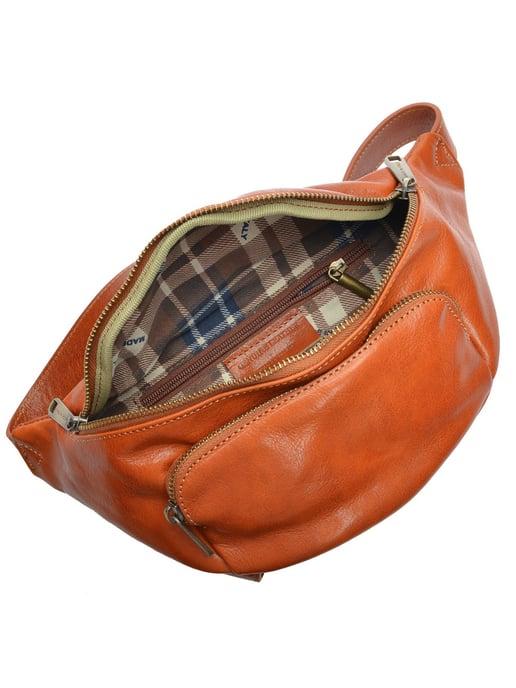 Isabella Rhea Brown Cowhide Leather Bag - Image 4