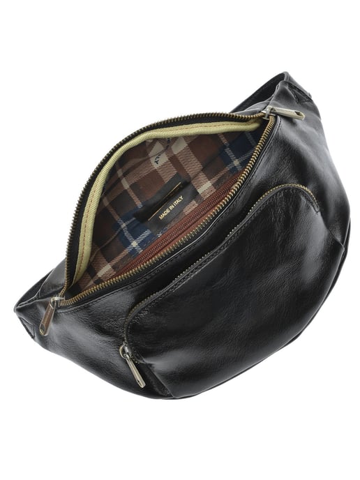 Isabella Rhea Black Cow Leather Bag - Image 4