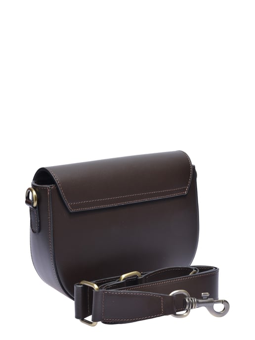Isabella Rhea Chestnut Brown Cowhide Leather Bag - Image 2