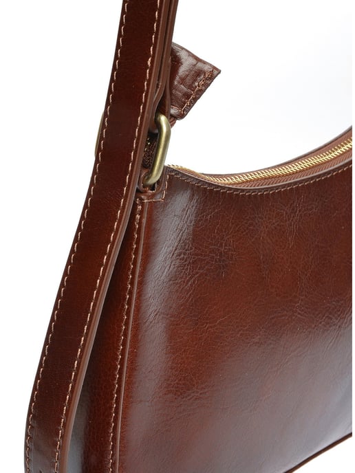 Isabella Rhea Chestnut Brown Cowhide Leather Bag - Image 3