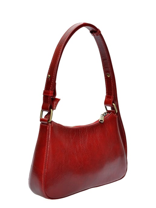 Isabella Rhea Red Cowhide Leather Bag - Image 2