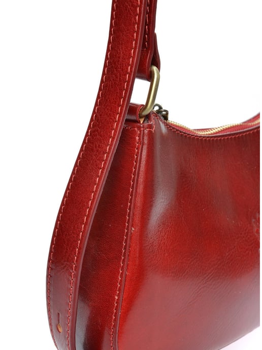 Isabella Rhea Red Cowhide Leather Bag - Image 3