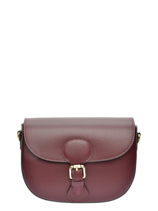 Isabella Rhea Wine-coloured Cowhide Leather Bag - Image 1