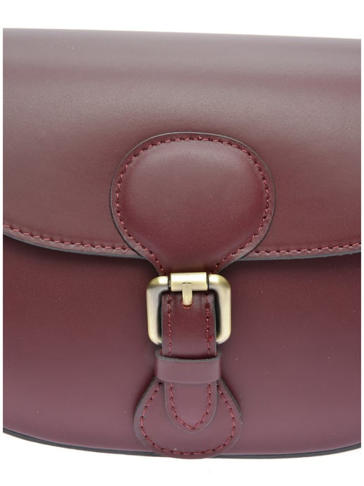 Isabella Rhea Wine-coloured Cowhide Leather Bag - Image 3
