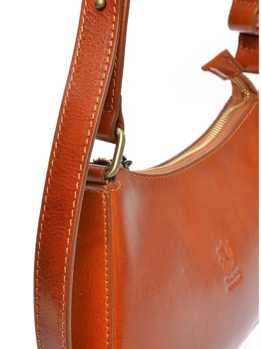 Isabella Rhea Brown Cowhide Leather Bag - Image 3