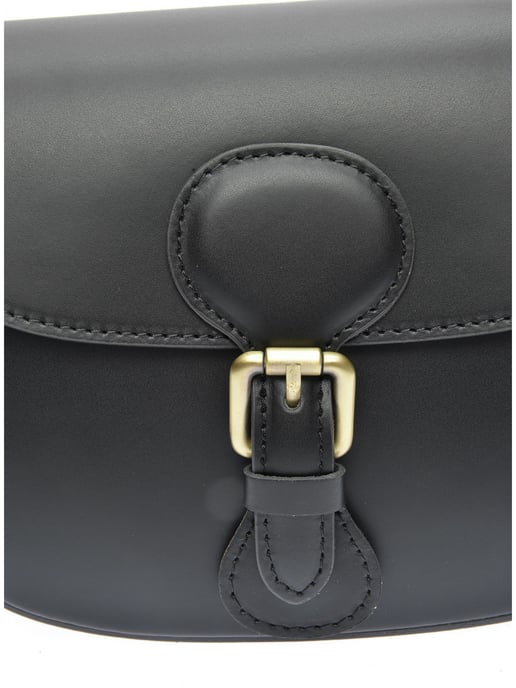 Isabella Rhea Black Cowhide Leather Bag - Image 3
