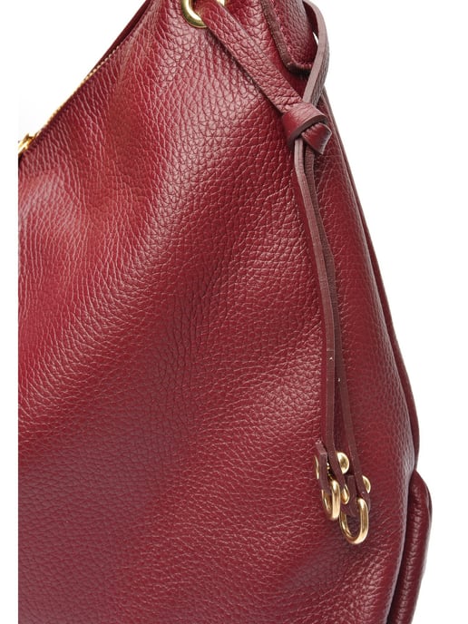 Isabella Rhea Wine-Coloured Cowhide Leather Bag - Image 3