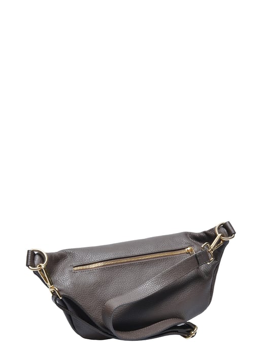 Anna Luchini Chestnut Cowhide Leather Bag - Image 2