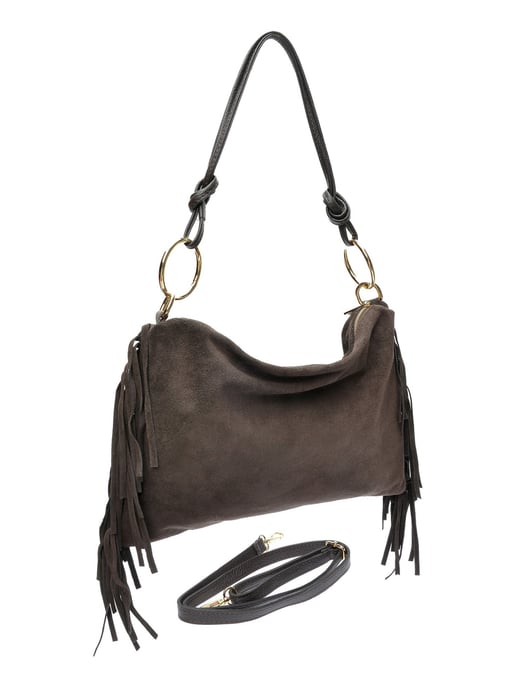 Isabella Rhea Bordeauxrood Rundleer Tas - Image 2