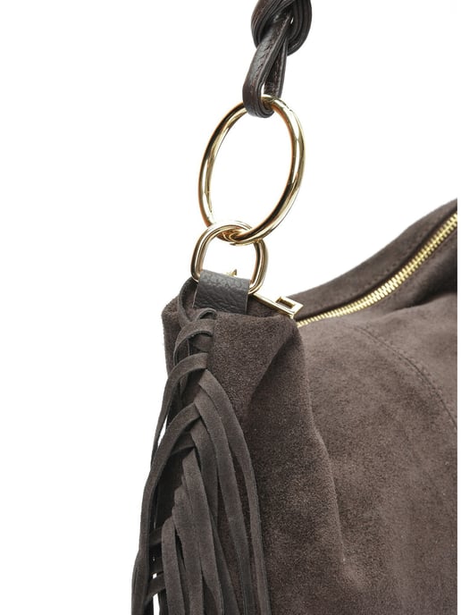 Isabella Rhea Bordeauxrood Rundleer Tas - Image 3