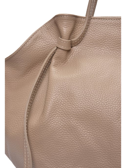 Roberta M Beige Rundleer Tas - Image 3