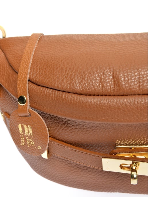 Anna Luchini Two-Tone Cowhide Leather Bag - Image 3