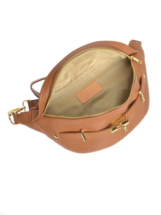 Anna Luchini Two-Tone Cowhide Leather Bag - Image 4