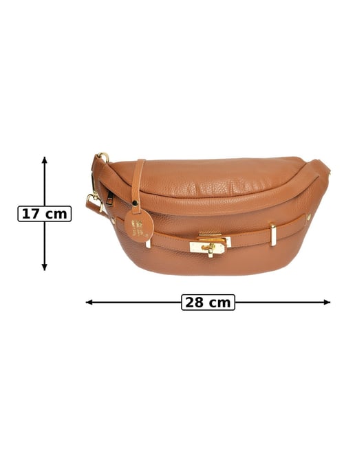 Anna Luchini Two-Tone Cowhide Leather Bag - Image 6