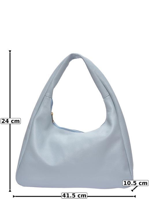 Roberta M Turquoise Cowhide Leather Bag - Image 6