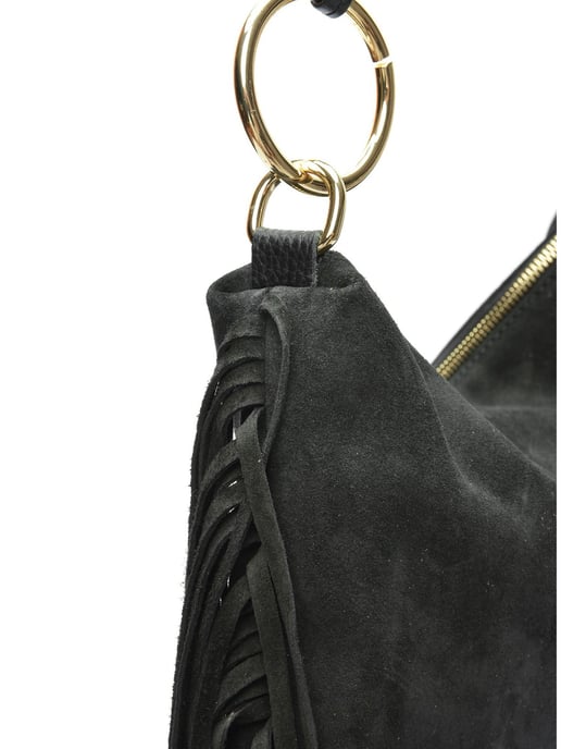 Isabella Rhea Zwart Rundleer Tas - Image 3