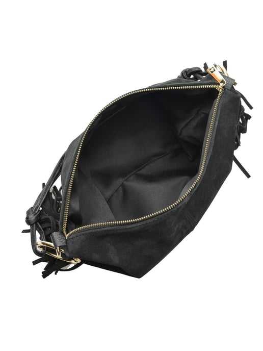 Isabella Rhea Zwart Rundleer Tas - Image 4