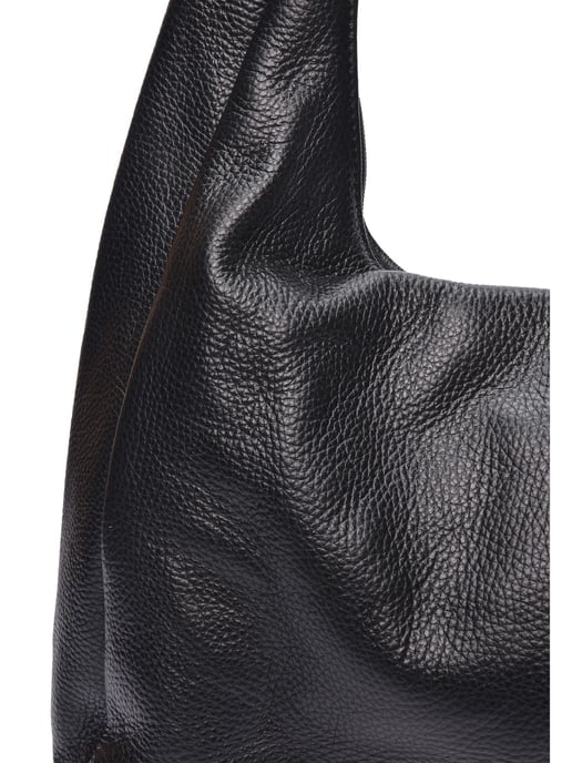 Roberta M Black Cowhide Leather Bag - Image 3