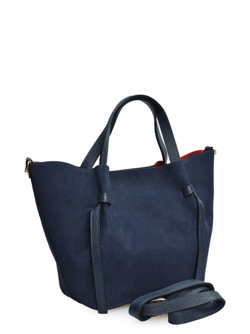 Isabella Rhea Blue Cowhide Leather Bag - Image 2