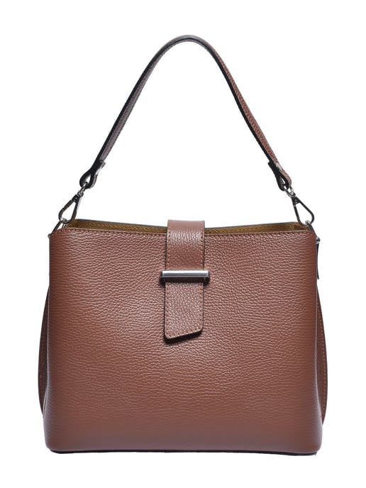Isabella Rhea Chestnut Cowhide Leather Bag - Image 1