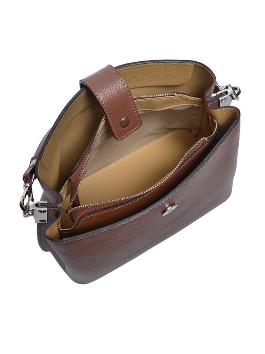 Isabella Rhea Chestnut Cowhide Leather Bag - Image 4