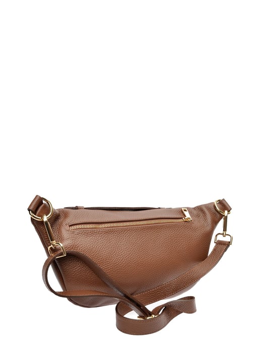 Roberta M Bordeauxrood Rundleer Tas - Image 2